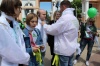 Экоактивисты провели акцию «Салатовая лента»